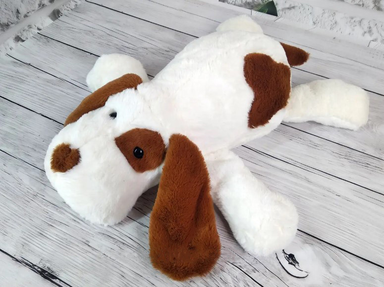 Плед - м'яка іграшка 3 в 1 (Собака пухнаста біла), фото 1