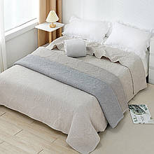 Покривало лен-муслин Malloory Home 200х230 Орнамент в ассортименті