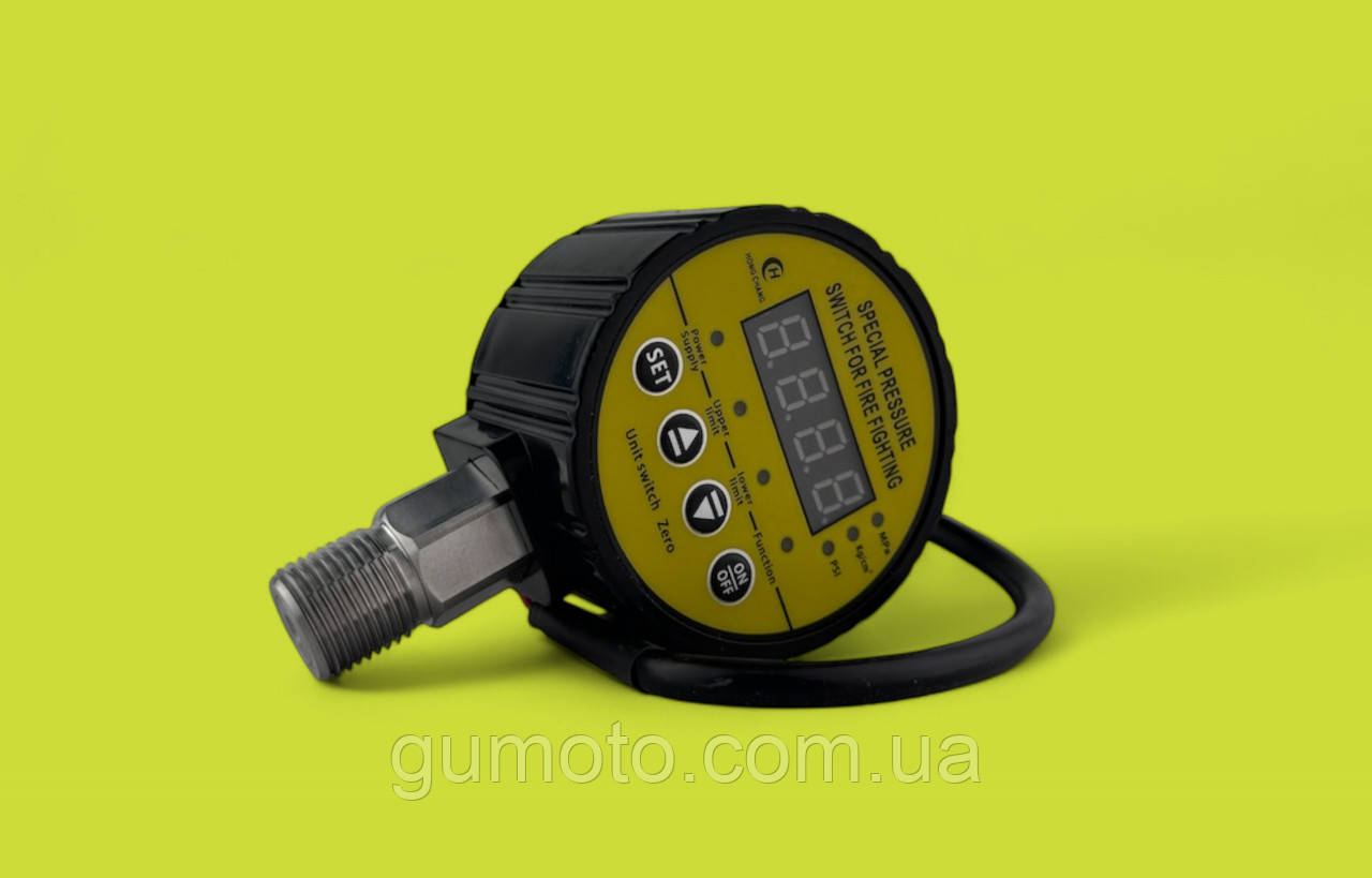 Електронний манометр гідравлічний, цифровий  G1/2", роб. Тиск. 0 - 600 БАР