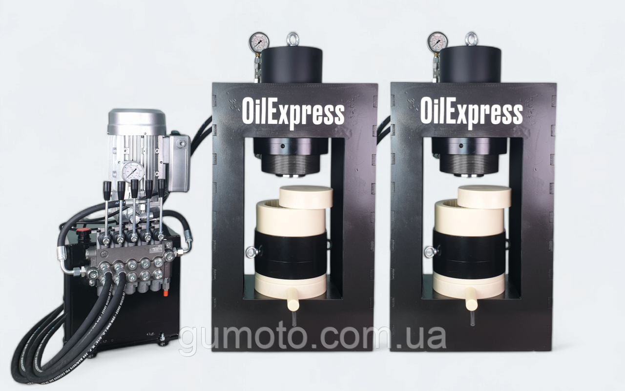Професійний прес олії 55 тонн холодного пресування капролон "PROMAX2" OilExpress