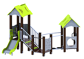 Ігровий комплекс "Квітень" (виготовлений з HDPE пластику) SiverSport TL102 HDPE