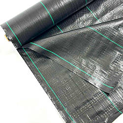 Агротканина чорна 100 г/м² 1.60 х 100м AGREEN Для мульчування грядок, захист від бур'янів