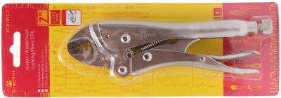 Затискач гейферний "profi" CR-V 7" — 175 мм, у блістері KINGTUL KT-01007-07, фото 1