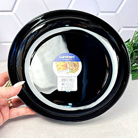 Чорне глибоке блюдо для заливного Luminarc Friend Time Black 25 см (P6375), фото 1