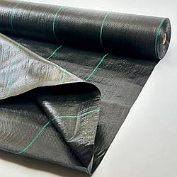 Агротканина чорна 100 г/м² 1.60 х 50 м AGREEN Для мульчування грядок, захист від бур'янів