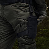 Платформа на стегно (S/M). Cordura 1000. Кріплення Molle. Чорна, фото 5