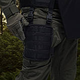 Платформа на стегно (S/M). Cordura 1000. Кріплення Molle. Чорна, фото 4