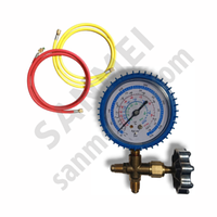 Манометричний колектор 1-вентильний WJ-468G з шлангами для R-32/410/134/407