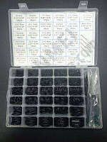 Набір прокладок і ущільнювальних кілець 1225 шт, маслостійкі, бензостійкі