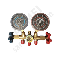 Манометричний колектор 2-клапанний Hongsen R-410 з шлангами 3х90 см для заправки кондиціонерів