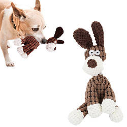 Іграшка для собак з пищалкою "Забавная Собачка" (WM-75) Brown