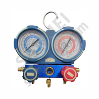 Манометричний колектор двоканальний для R-134a Elke Італія + 2 швидкознімні муфти