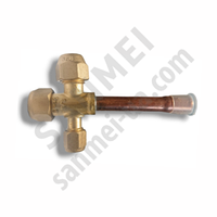 Сервісний кран 180С 3/8 для кондиціонерів ПОРТ, універсальний клапан