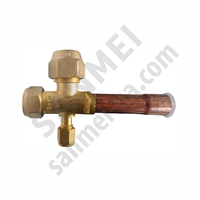 Сервісний кран 180С 5/8 для кондиціонерів - універсальний клапан ПОРТ