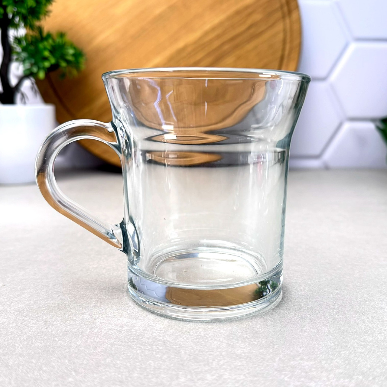 Чайна скляна чашка 300 мл Uniglass Miami