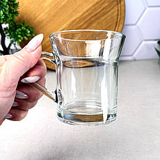 Чайна скляна чашка 300 мл Uniglass Miami, фото 3