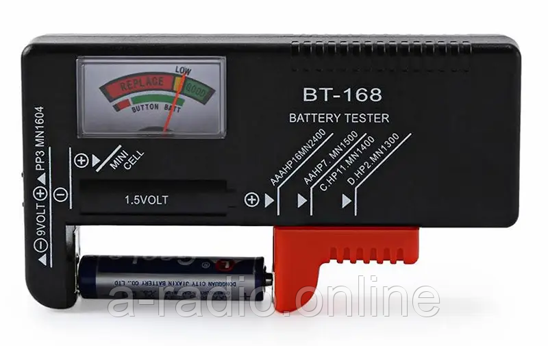Тестер заряду батарей BT-168