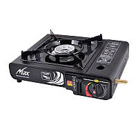 Плитка газова портативна туристична в кейсі з перехідником під звичайний балон