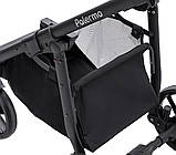 Коляска універсальна 2в1 Bair Palermo BP-01 (чохол на ніжки, кошик, сумка, підсклянник) Чорна, фото 8