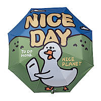 Парасолька жіноча складана повний автомат BPB "Nice Day" антивітер, УФ-захист (NS72218)