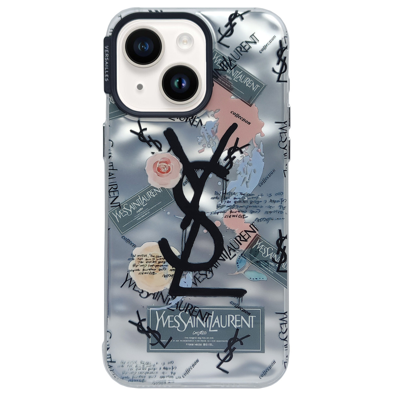 Чохол Fashion Case для Apple iPhone 14 Saint Laurent Silver