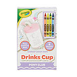 Crayola Стаканчик-розмальовка "Поні-клуб" з олівцями (15765-B), фото 2