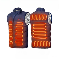 Жилети з підігрівом, терможилети, куртки з підігрівом