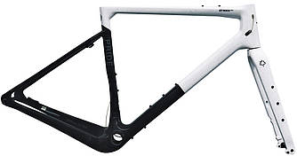 Рама 28" Pride Jet Rocx XL 2024 біло-чорна + вилка