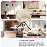 Крісло обертове Lona оксамитове, фото 8