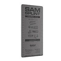 Медична шина SAM® Splint (США) плоска, 22.86 см, сіра