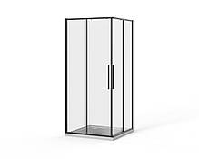 Скляна душова кабіна AVKO Glass RDR42,190х90х90 Black, фото 6