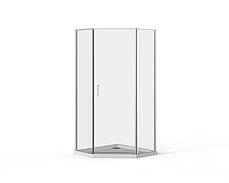 Скляна душова кабіна AVKO Glass RDD21C 90x90x190 Chrome, фото 4