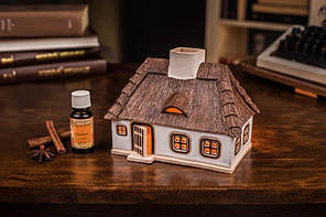 Керамічний будиночок підсвічник українська хатка