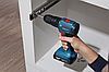 Потужний акумуляторний ударний дриль-шурупокрут Bosch Professional GSB 183-LI із АКБ 18V 2.0Ah, з/п  у кейсі, фото 9