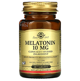 Melatonin 10 мг Solgar 60 таблеток