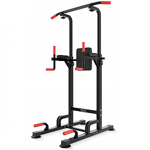 Багатофункціональна стійка для підтягувань 4FIZJO Pro регульована Black (P-5905973402620)