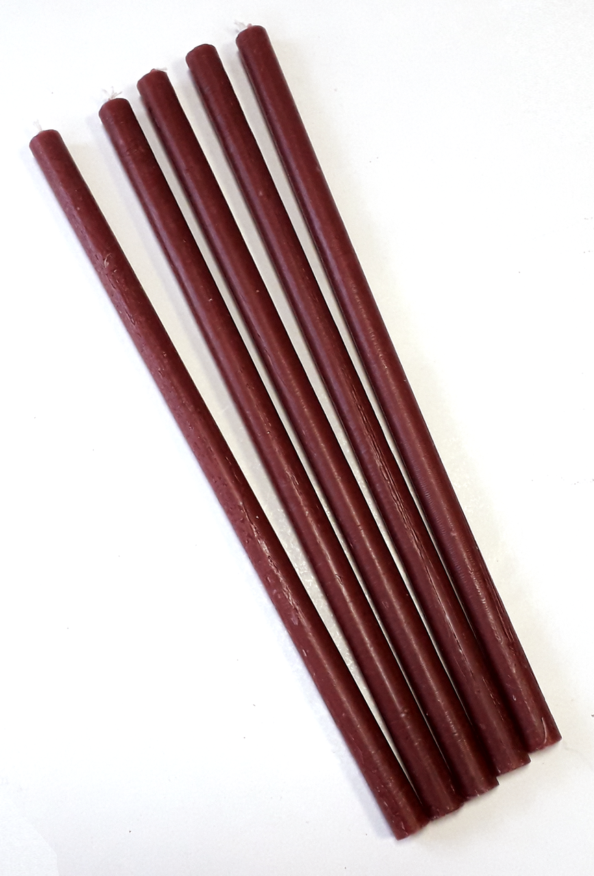 Свічка парафінова червона, фото 1