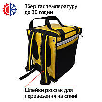 Терморюкзак для доставки 33*33 см висота 43 см, фото 4