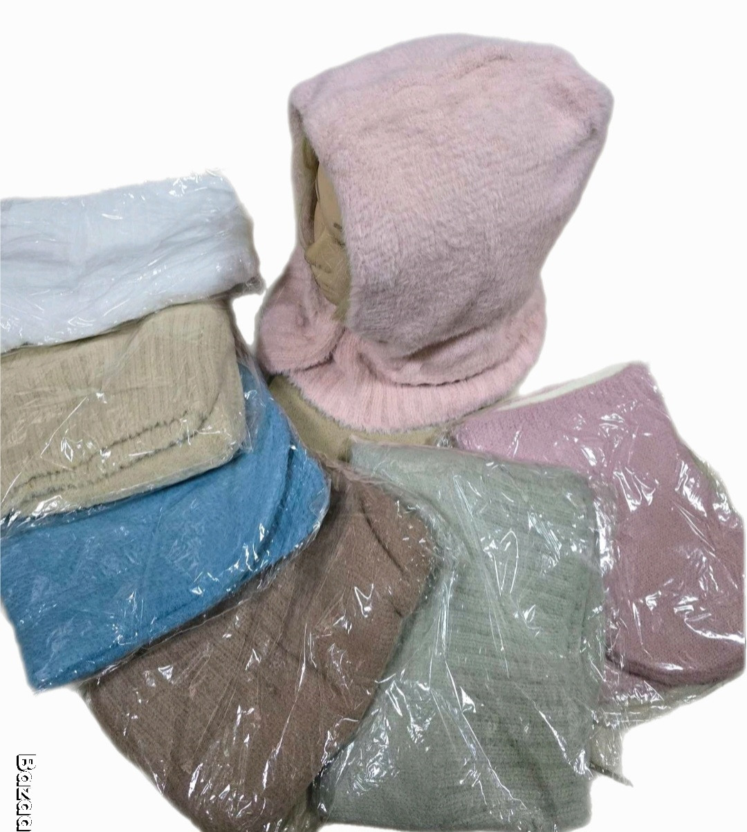 Капор подросток, женский на заклепке Нитка Альпака Хфт сезона 2024-2025 р 56-58