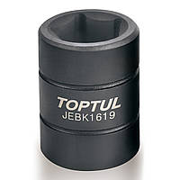 Головка 1/2" п'ятигранна 19 мм (для гальмівних систем Bendix) TOPTUL JEBK1619