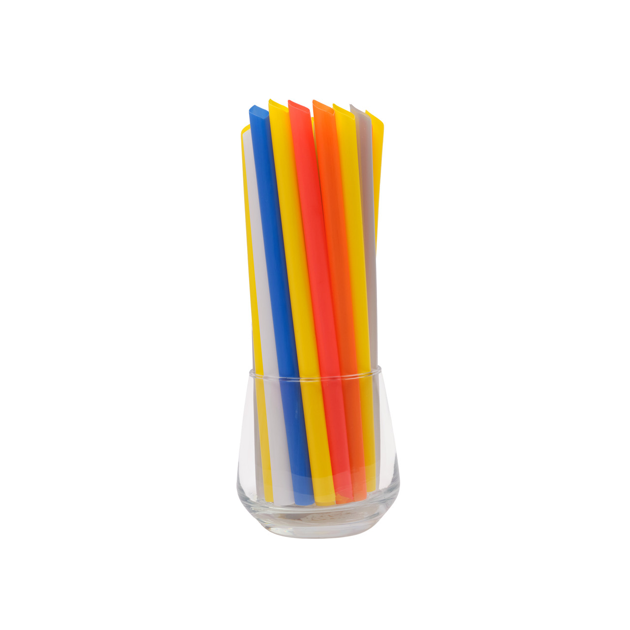 Трубочка "Bubble Tea" коса - Мікс 21см 10мм (250шт.), 16уп/ящ.