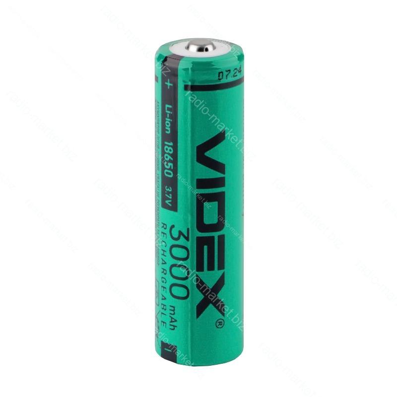 Акумулятор VIDEX Li-ion 18650 3.7V, 3000мАг