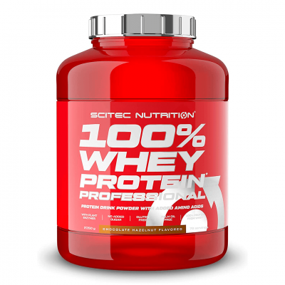 100% Whey Protein Professional Scitec Nutrition 2350 g Chocolate-Hazelnut, фото 1