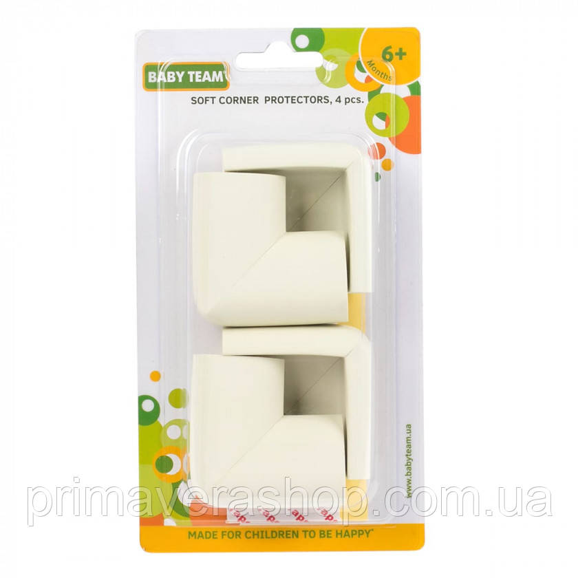 Baby Team Soft Набір накладок на кути столу Baby Team Soft 4 шт