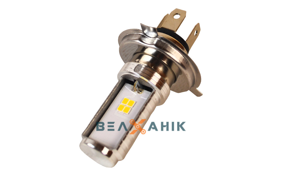 Лампа фари Kmoto H-4 12V LED діодна