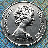 Монета Острова Святої Олени 25 пенсов 1973 р., фото 3