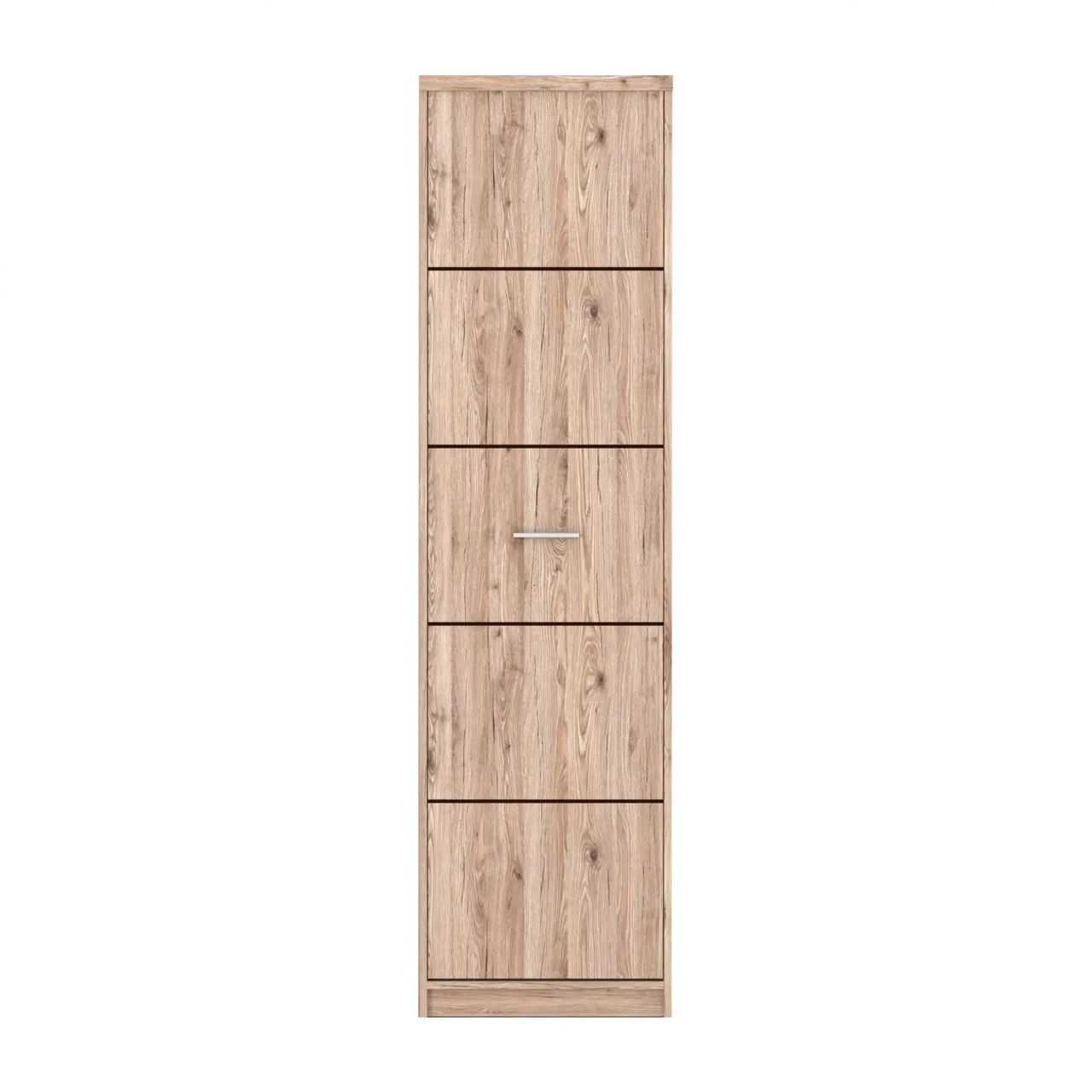 Пенал REG1D у вітальню/офіс з ЛДСП Шанталь Gerbor Дуб сан-ремо світлий, фото 1