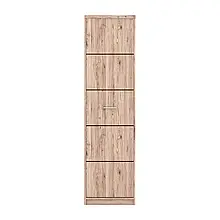 Пенал REG1D у вітальню/офіс з ЛДСП Шанталь Gerbor Дуб сан-ремо світлий