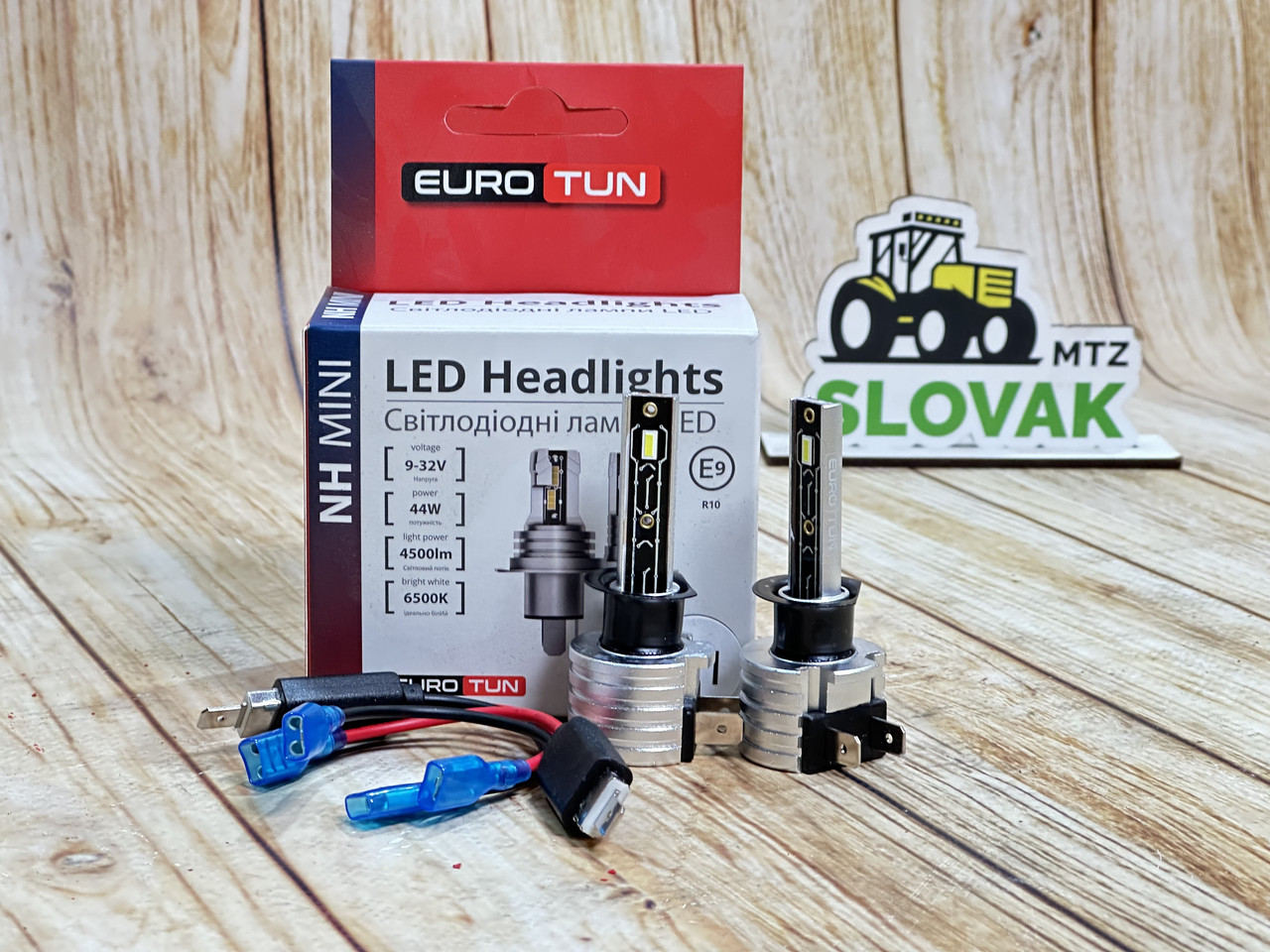 LED лампа H11 44W EURO TUN 6500K (2 шт.) (9-32v 44w 4500lm 6500K), фото 1
