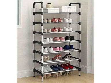 Полиця для взуття 7-яр. в асортименті 132*56*28см R93314 металпластик ТМ STENSON FG
